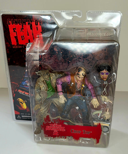 Mezco Cinema of Fear "Choptop" Texas Chainsaw Massacre 2 Action Figure