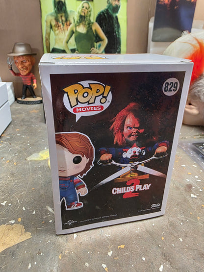 Childs Play 2 Chucky Funko Pop Hot Topic Exclusive (DAMAGED BOX) - City Morgue Toys & Collectibles