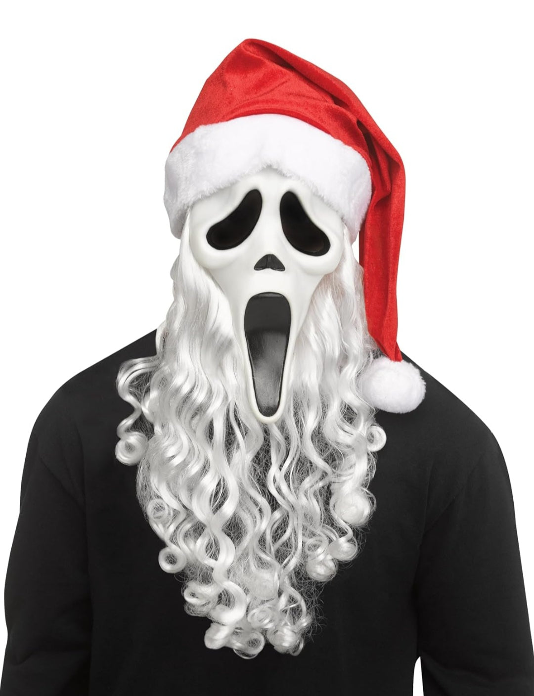 Adults Ghost Face® Full Face Mask with Santa Claus Hat (Pre-Order)