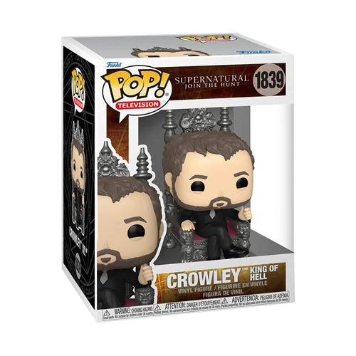 Supernatural Crowley King of Hell Throne Premium Funko Pop! Vinyl Figure #1839 (Pre-order)