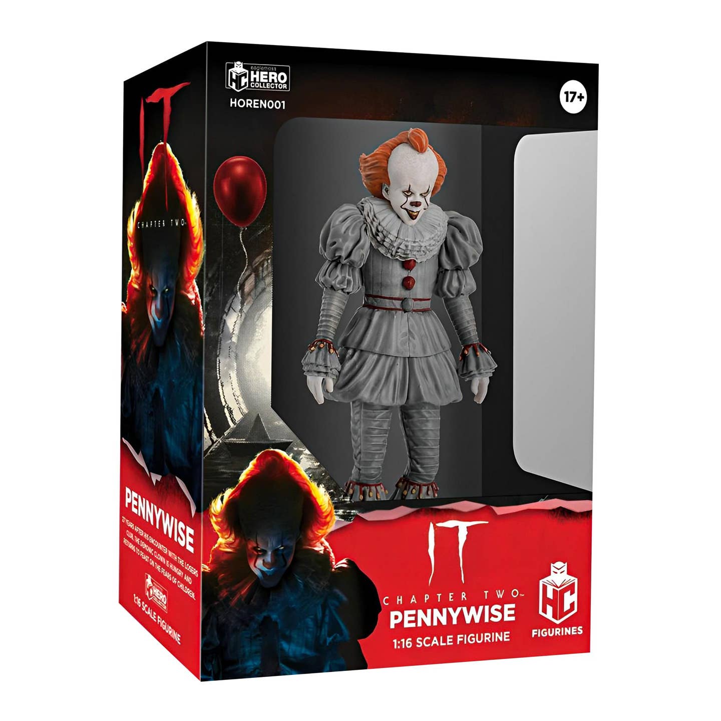 Eaglemoss It Pennywise (2017) 1:16 Scale Horror Figure - City Morgue Toys & Collectibles