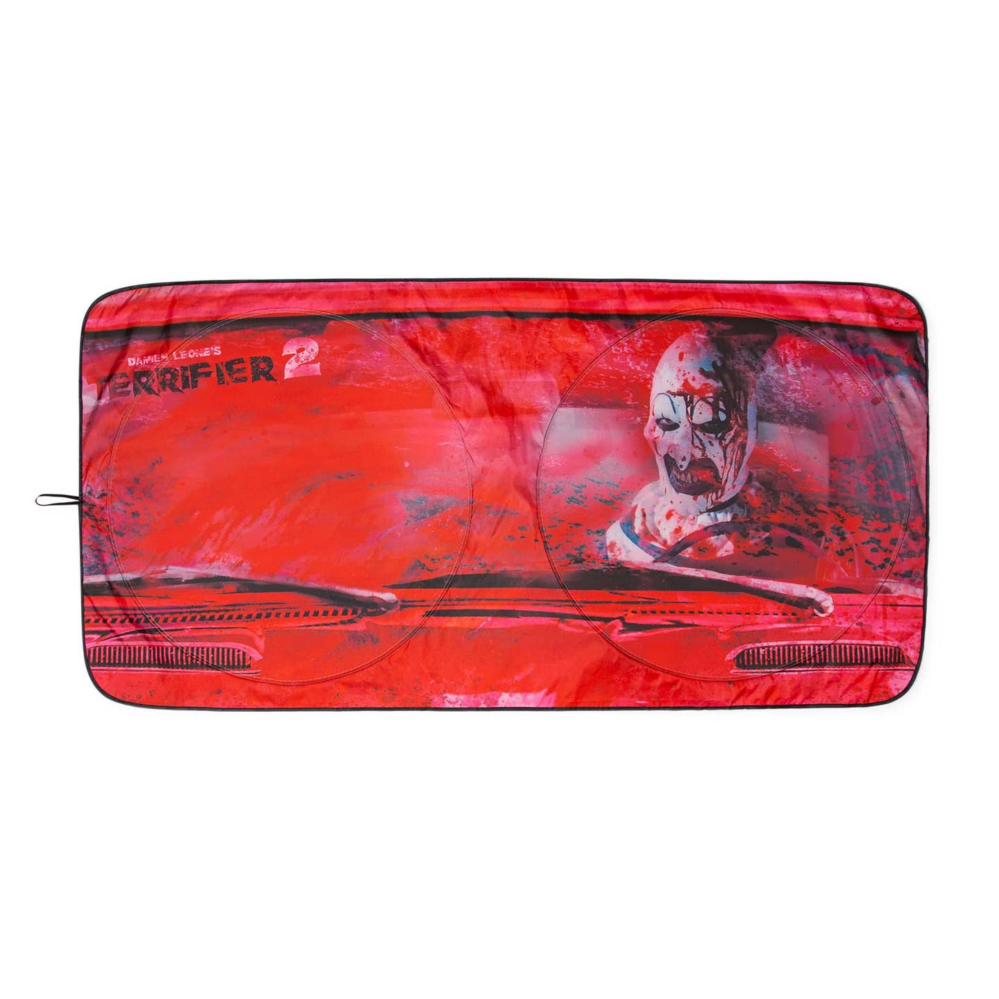 Terrifier 64 X 32 Inch Car Sunshade - City Morgue Toys & Collectibles