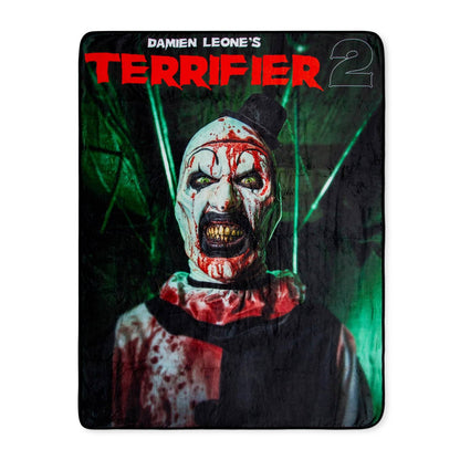 Terrifier 2 45 X 60 Inch Throw Blanket - City Morgue Toys & Collectibles