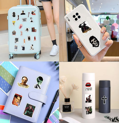 Horror Sticker Pack – 20 Random Hand-Picked Horror Stickers (No Duplicates) - City Morgue Toys & Collectibles