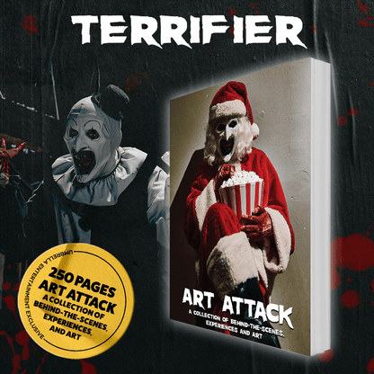 ART ATTACK - Terrifier Collector's Edition Boxset (4 Movie +Slipcases +Book +Brick Set +VHS +Sunglasses) 4K & Blu-ray - City Morgue Toys & Collectibles