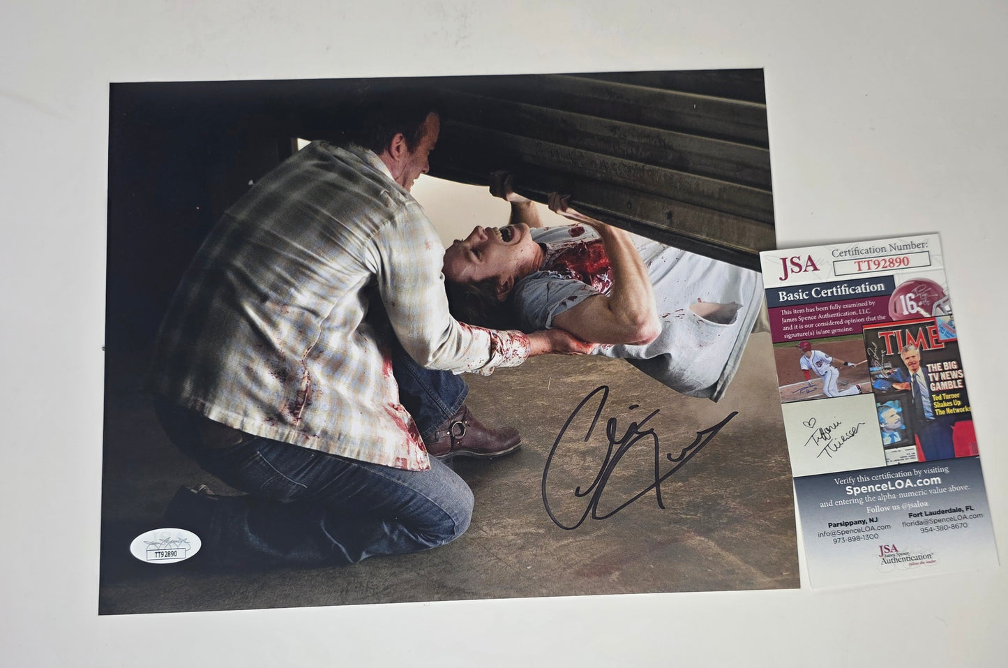 AUTOGRAPHED The Mist 8"x10" signed by Chris Owen with JSA COA