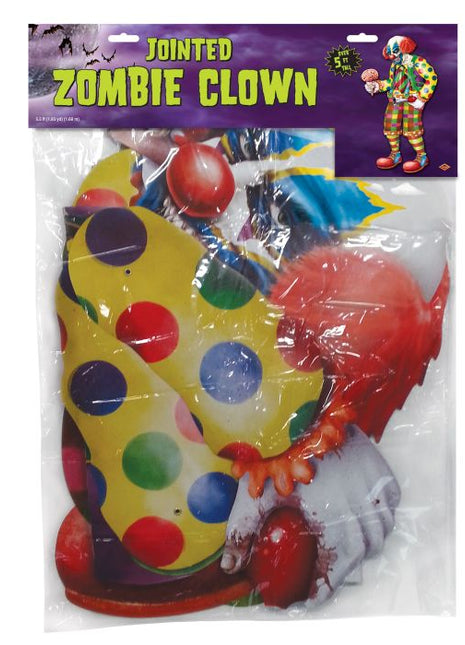 Jointed Zombie Clown Cutout - City Morgue Toys & Collectibles