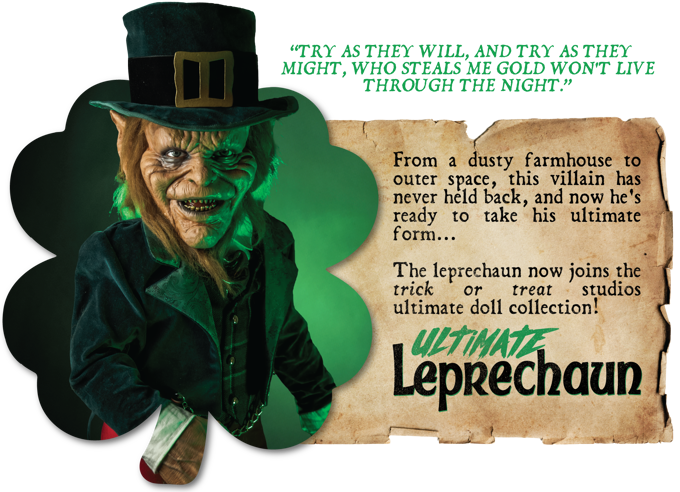 Ultimate Leprechaun Doll - 30" Premium Scale Doll Trick or Treat Studios