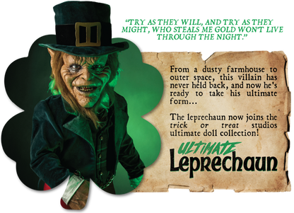 Ultimate Leprechaun Doll - 30" Premium Scale Doll Trick or Treat Studios