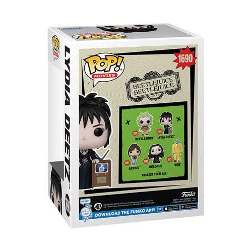 Beetlejuice  Lydia Deetz
Beetlejuice 2 Lydia Deetz with TV Funko Pop! Vinyl Figure #1690