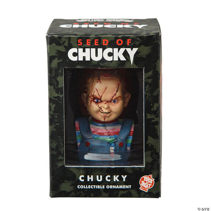3" Child’s Play: Seed of Chucky™ Chucky Bust Resin Collectible Ornament - City Morgue Toys & Collectibles