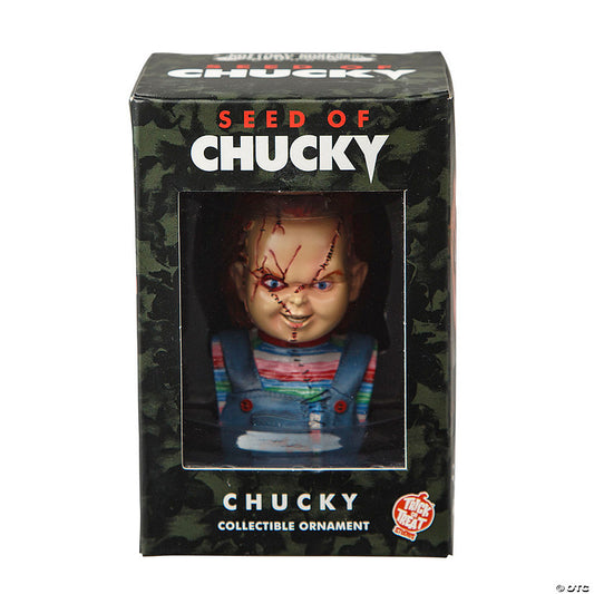 3" Child’s Play: Seed of Chucky™ Chucky Bust Resin Collectible Ornament (Pre-Order)