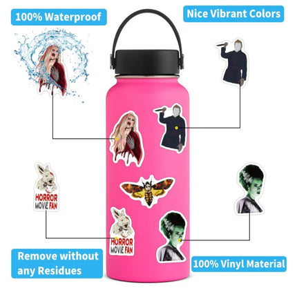 Horror Sticker Pack – 30 Random Hand-Picked Horror Stickers (No Duplicates) - City Morgue Toys & Collectibles