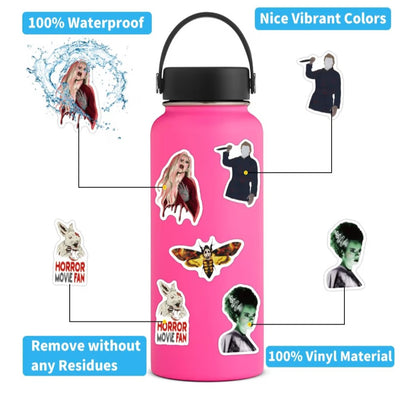 Horror Sticker Pack – 30 Random Hand-Picked Horror Stickers (No Duplicates) - City Morgue Toys & Collectibles