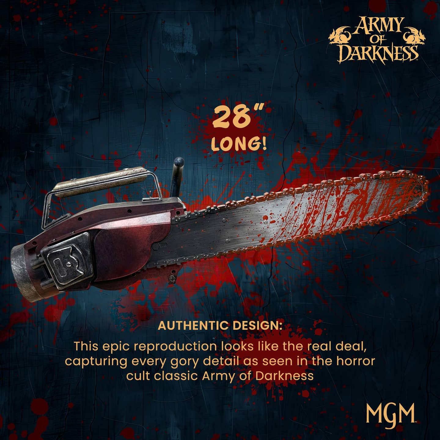 Army of Darkness 1:1 Ash's Chainsaw Prop Replica - City Morgue Toys & Collectibles