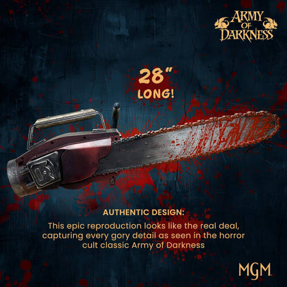 Army of Darkness 1:1 Ash's Chainsaw Prop Replica - City Morgue Toys & Collectibles