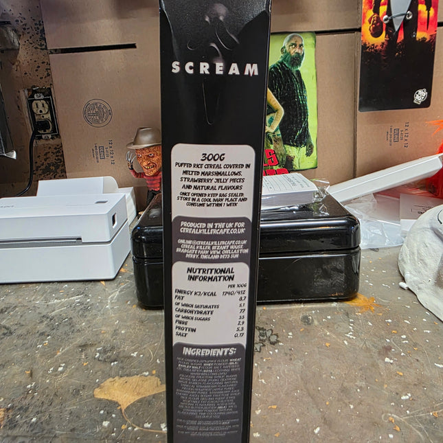 Strawberries & Scream Limited Edition Cereal by "Cereal Killer" (UNOPENED) #1 - City Morgue Toys & Collectibles