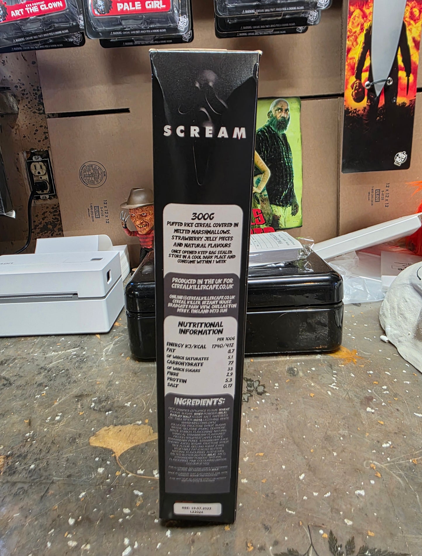 Strawberries & Scream Limited Edition Cereal by "Cereal Killer" (UNOPENED) #1