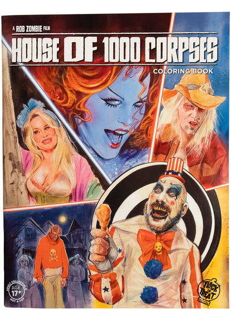 House of 1000 Corpses™ Adult Coloring Book - City Morgue Toys & Collectibles