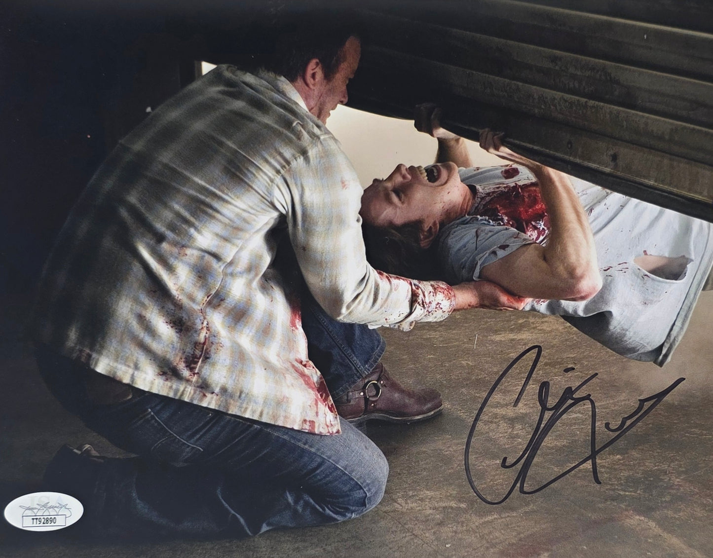 AUTOGRAPHED The Mist 8"x10" signed by Chris Owen with JSA COA