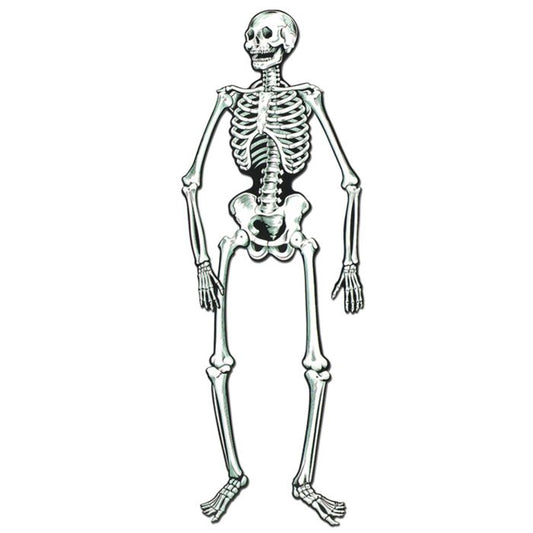 Jointed Posable Skeleton Cutout 22"