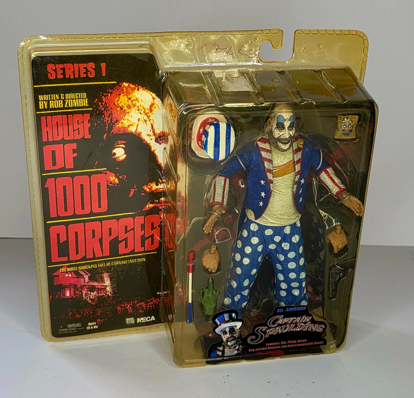 Neca "All American Captain Spaulding" House of 1000 Corpses Action Figure