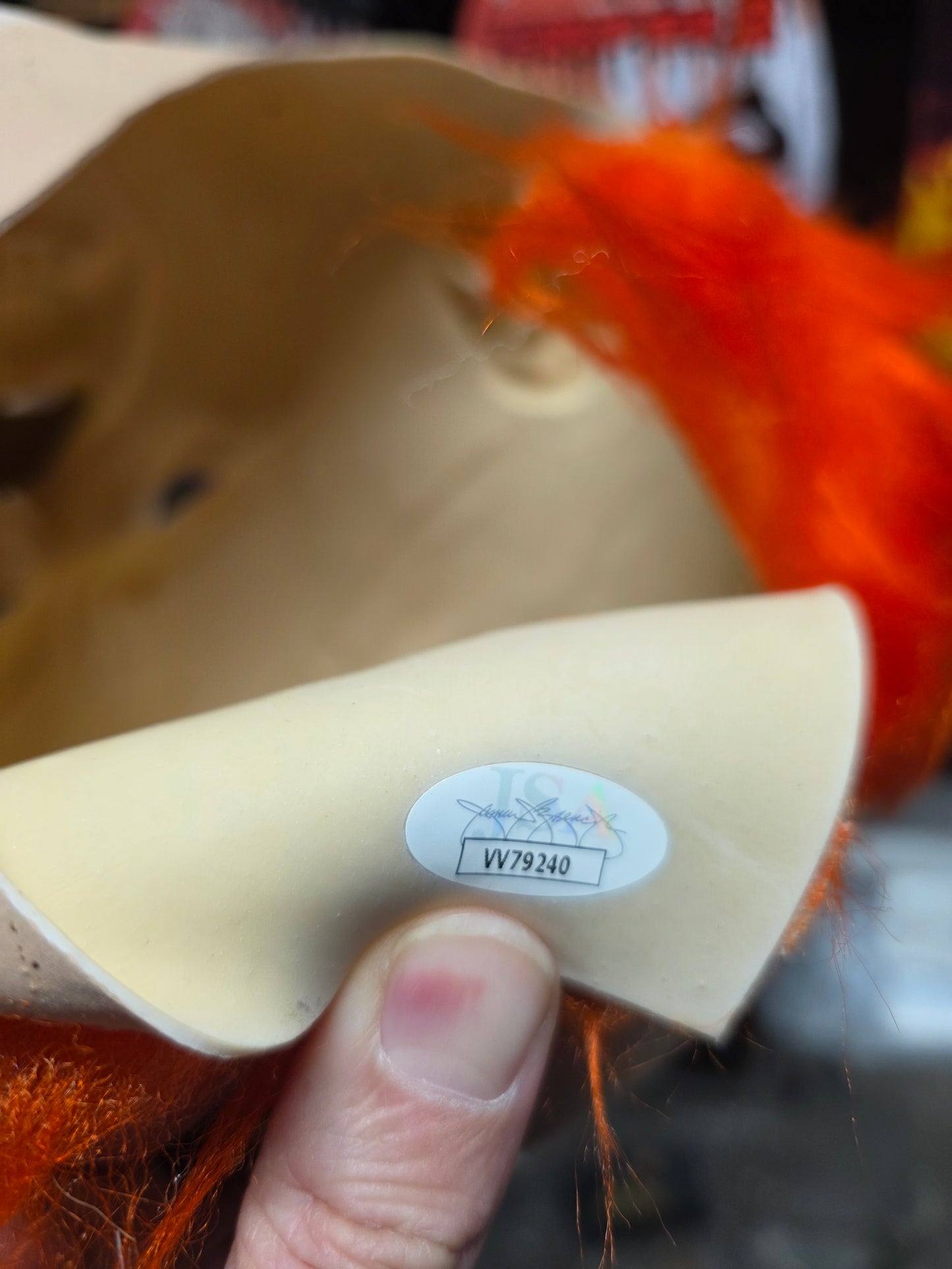 Clint Howard AUTOGRAPHED Mr. Baggy Britches Mask (Discontinued)