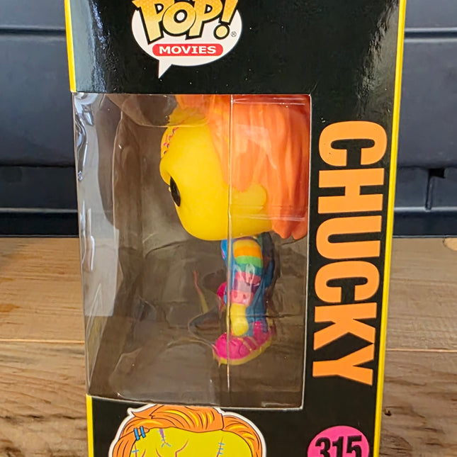 Child's Play Chucky Black Light Funko Pop! Vinyl Figure - Entertainment Earth Exclusive - City Morgue Toys & Collectibles