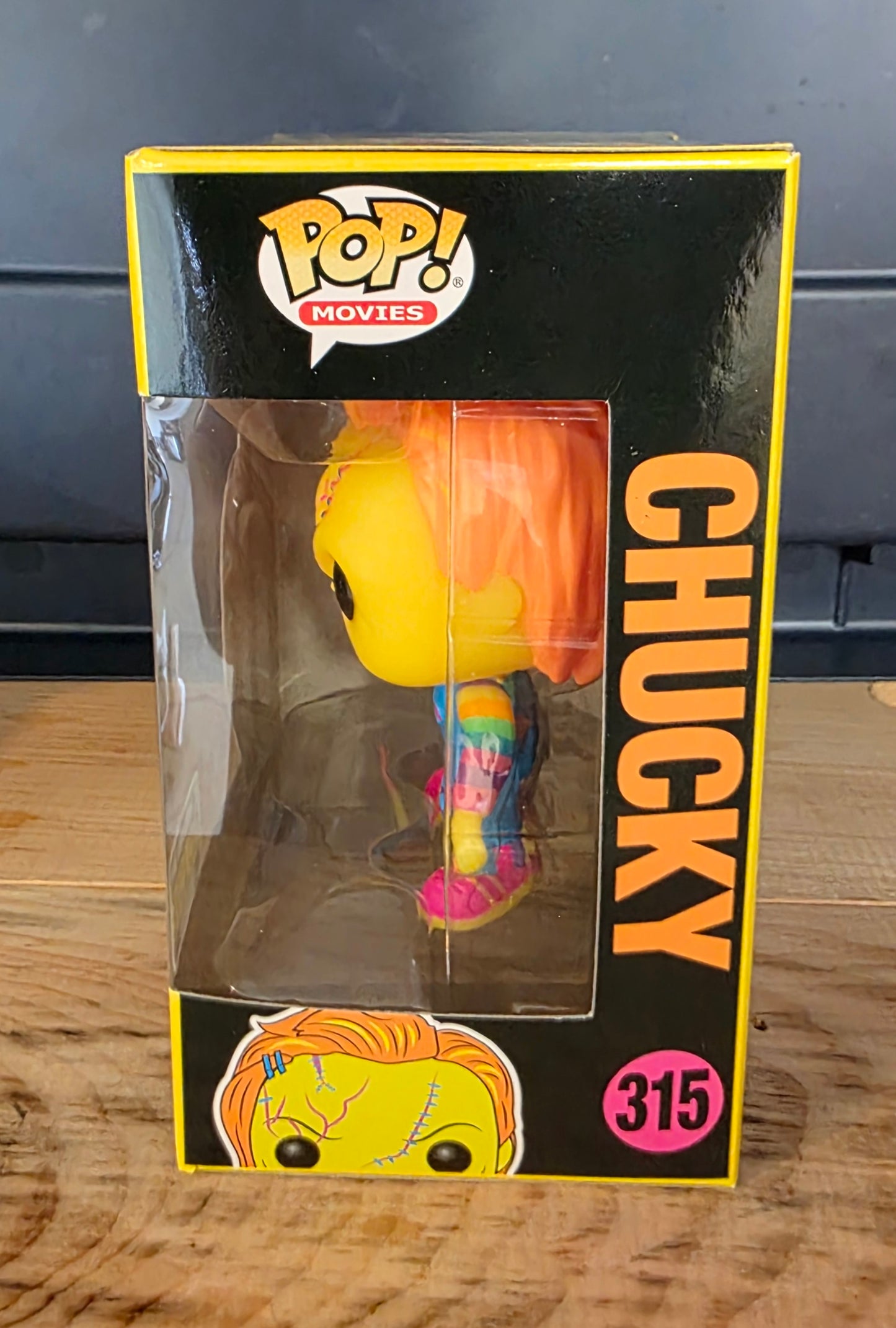 Child's Play Chucky Black Light Funko Pop! Vinyl Figure - Entertainment Earth Exclusive