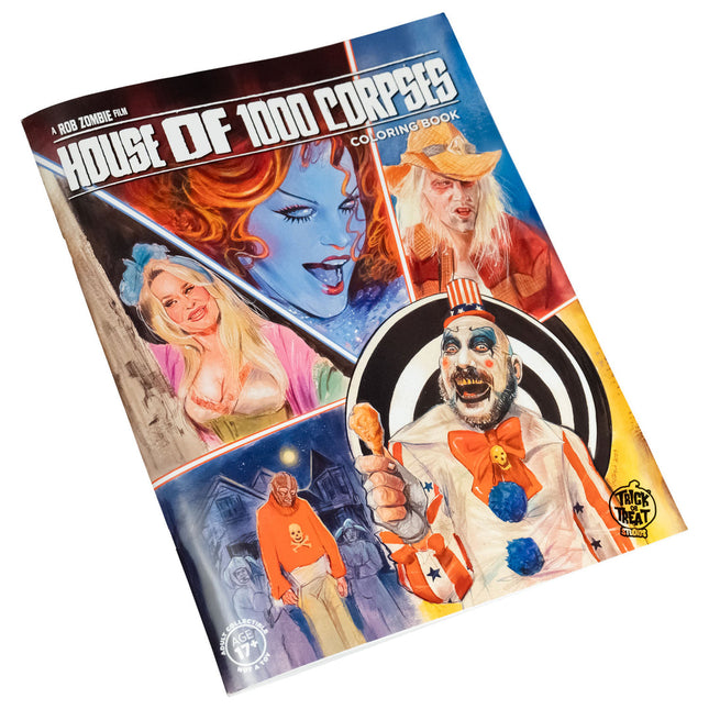 House of 1000 Corpses™ Adult Coloring Book - City Morgue Toys & Collectibles
