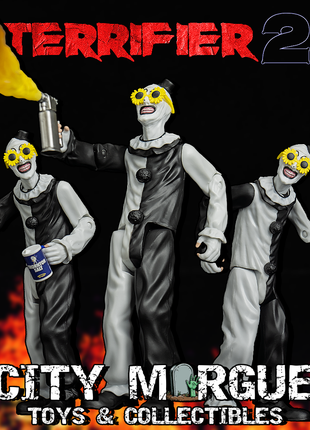 Terrifier 2 - Costume Shop Art the Clown - 5" Action Figure - City Morgue Toys & Collectibles