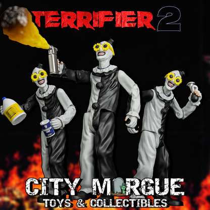 Terrifier 2 - Costume Shop Art the Clown - 5" Action Figure - City Morgue Toys & Collectibles