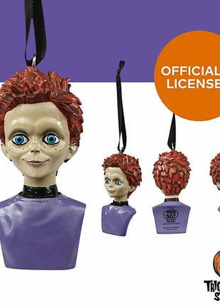 3" Child’s Play: Seed of Chucky™ Glen Bust Resin Collectible Ornament - City Morgue Toys & Collectibles