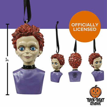 3" Child’s Play: Seed of Chucky™ Glen Bust Resin Collectible Ornament - City Morgue Toys & Collectibles