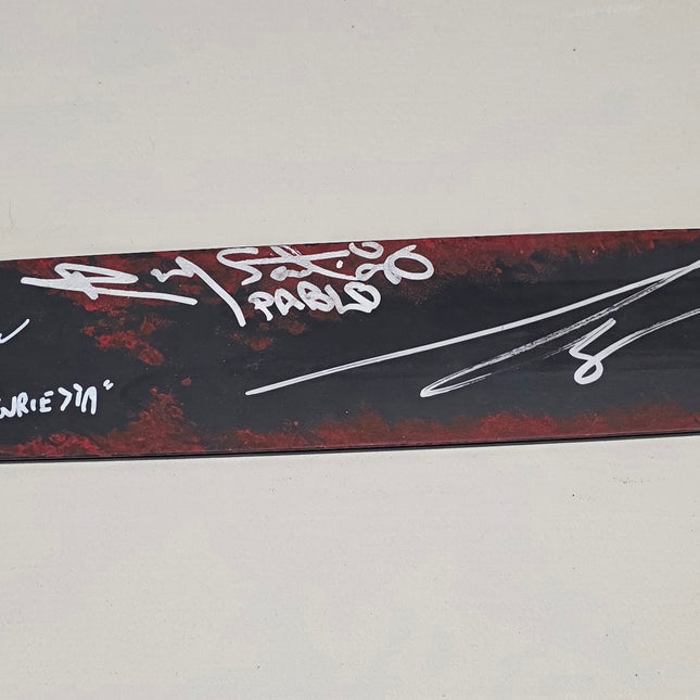 AUTOGRAPHED "Ash Vs Evil Dead" Chainsaw Bar CAST SIGNED - City Morgue Toys & Collectibles