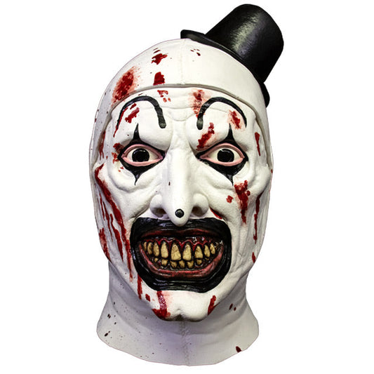 Adults Terrifier™ Art the Clown Killer Latex Mask - One Size (Pre-Order)