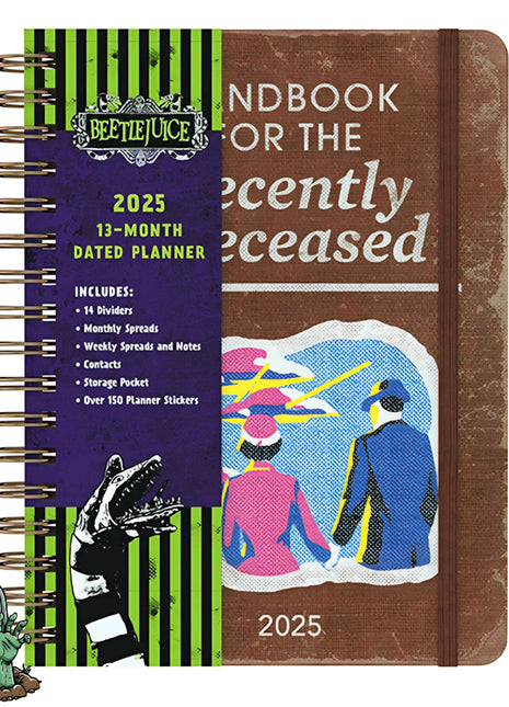 2025 Beetlejuice 13-Month Weekly Planner