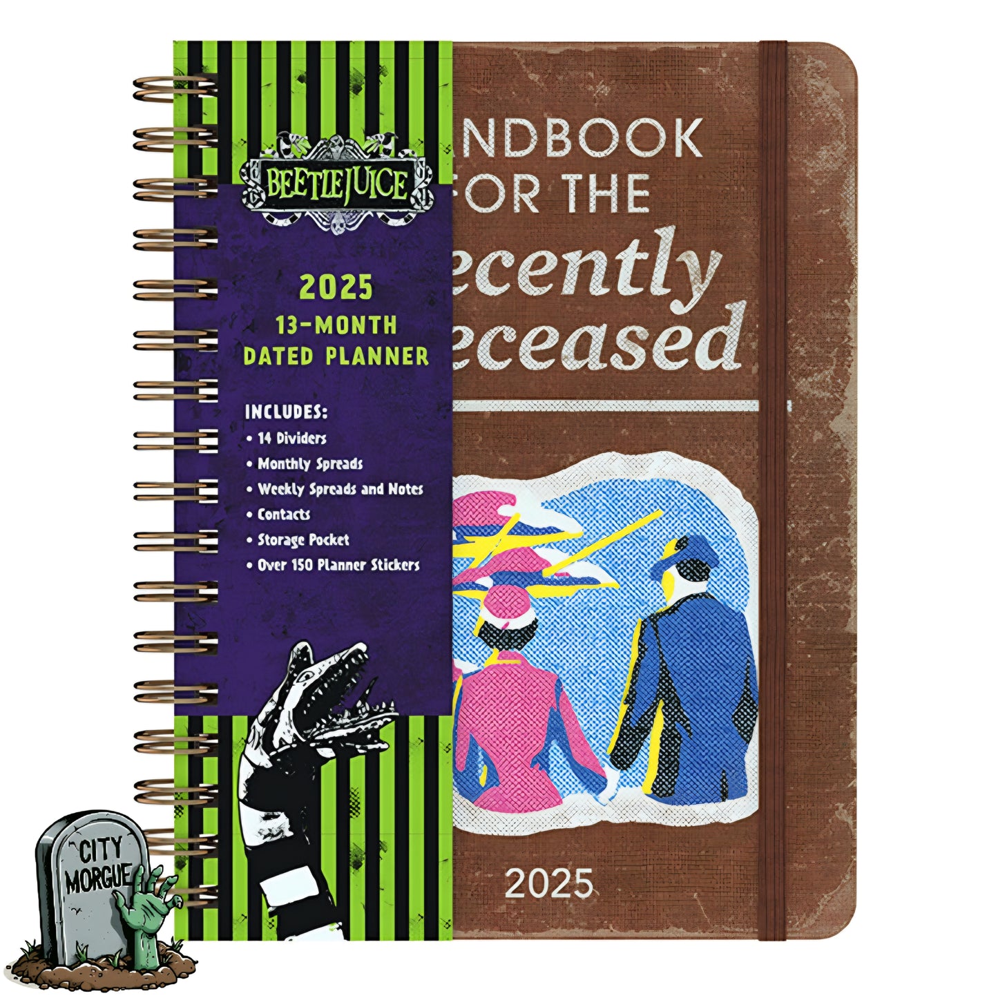 2025 Beetlejuice 13-Month Weekly Planner