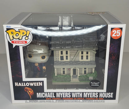 Funko Pop! Town #25 Michael Myers w/ Myers House Halloween Spirit Exclusive - City Morgue Toys & Collectibles