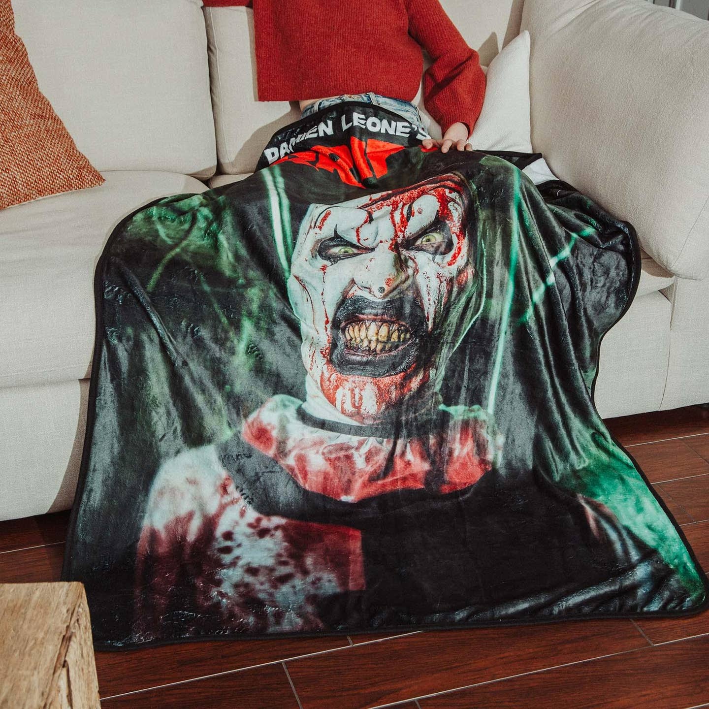 Terrifier 2 45 X 60 Inch Throw Blanket - City Morgue Toys & Collectibles