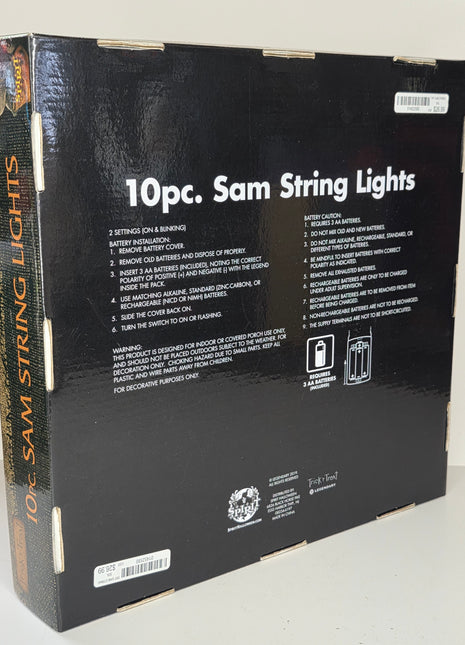Sam Trick R Treat String Lights - City Morgue Toys & Collectibles