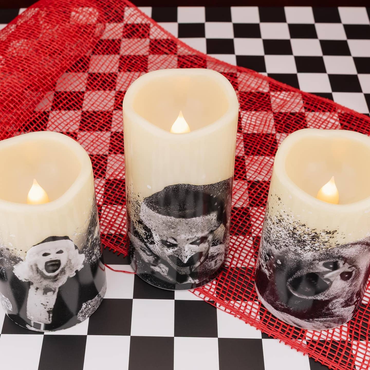 Terrifier Led Flameless Candles | Set of 3 (Pre-order)