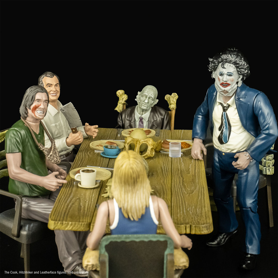 The Texas Chainsaw Massacre (1974) - Dinner Scene Playset (Pre-Order)