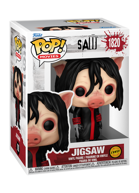 Funko POP! Movies: Saw Jigsaw (CHASE) 3.9-in Vinyl Figure - City Morgue Toys & Collectibles