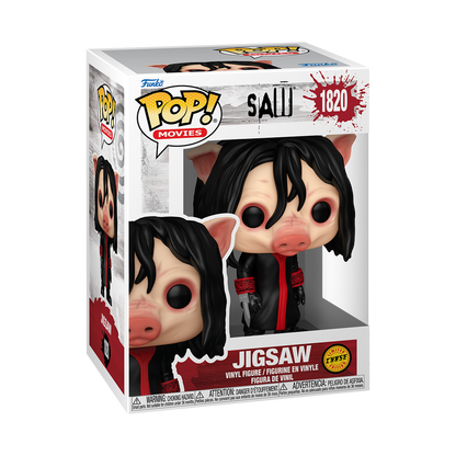 Funko POP! Movies: Saw Jigsaw (CHASE) 3.9-in Vinyl Figure - City Morgue Toys & Collectibles