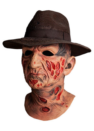 A Nightmare on Elm Street - Deluxe Freddy Krueger Mask with Fedora Hat
