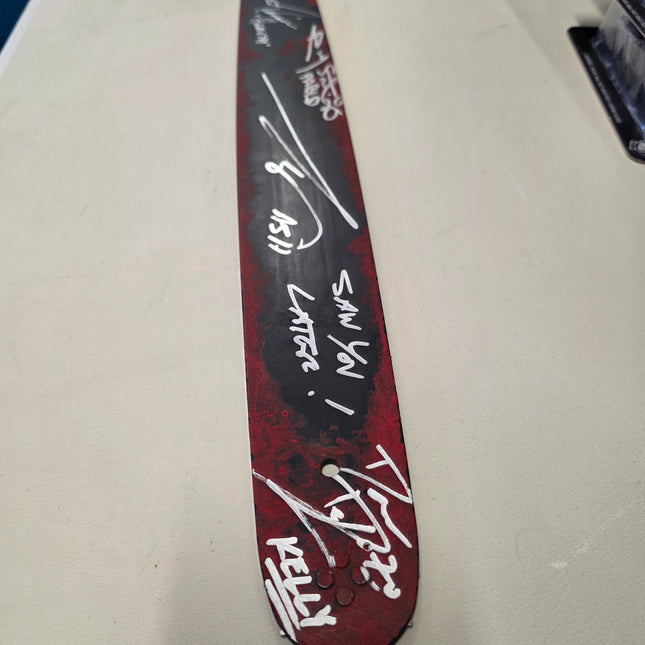 AUTOGRAPHED "Ash Vs Evil Dead" Chainsaw Bar CAST SIGNED - City Morgue Toys & Collectibles