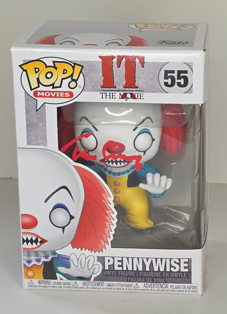 AUTOGRAPHED Pennywise Funko Pop Signed by Tim Curry with Dual COA - City Morgue Toys & Collectibles