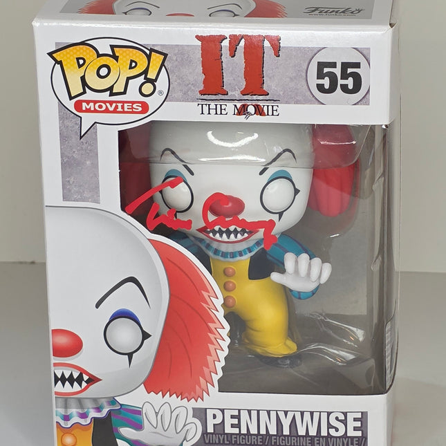 AUTOGRAPHED Pennywise Funko Pop Signed by Tim Curry with Dual COA - City Morgue Toys & Collectibles