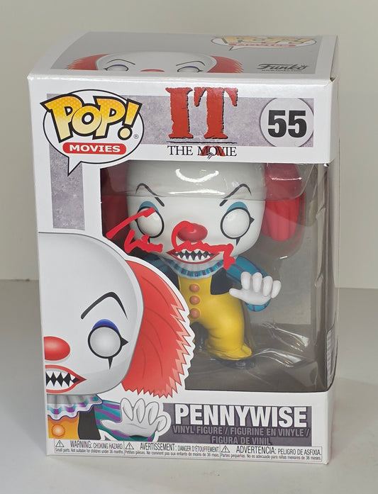 AUTOGRAPHED Pennywise Funko Pop Signed by Tim Curry with Dual COA